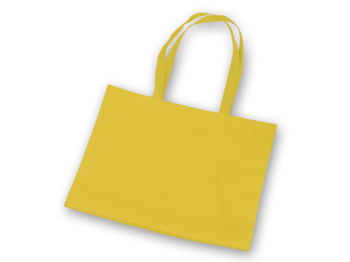 ROXANA, netkaná nákupní taška, žlutá