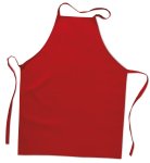 Kuchyňská zástěra z bavlny KITAB, červená